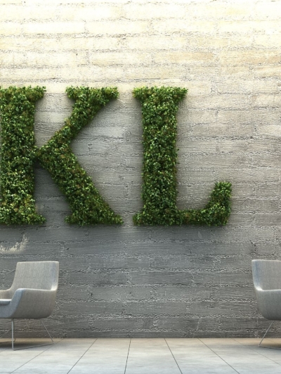 Elegant Green Wall Letters (1)