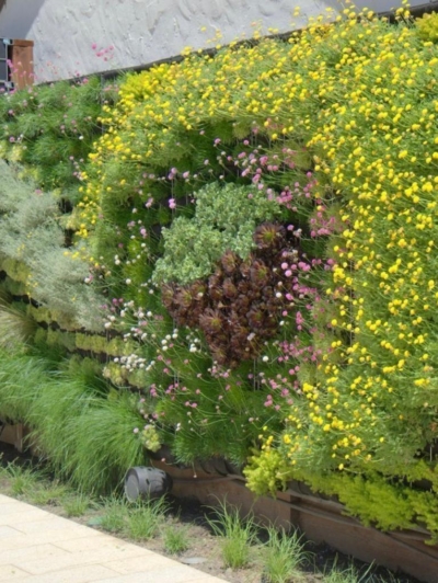 Elegant Green Wall Pocket Panel (2)