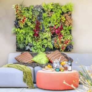 Elegant Green Wall Pocket Panel (3)