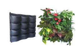 Elegant Green Wall Pocket Panel (4)