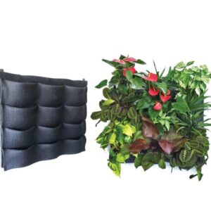 Elegant Green Wall Pocket Panel (4)
